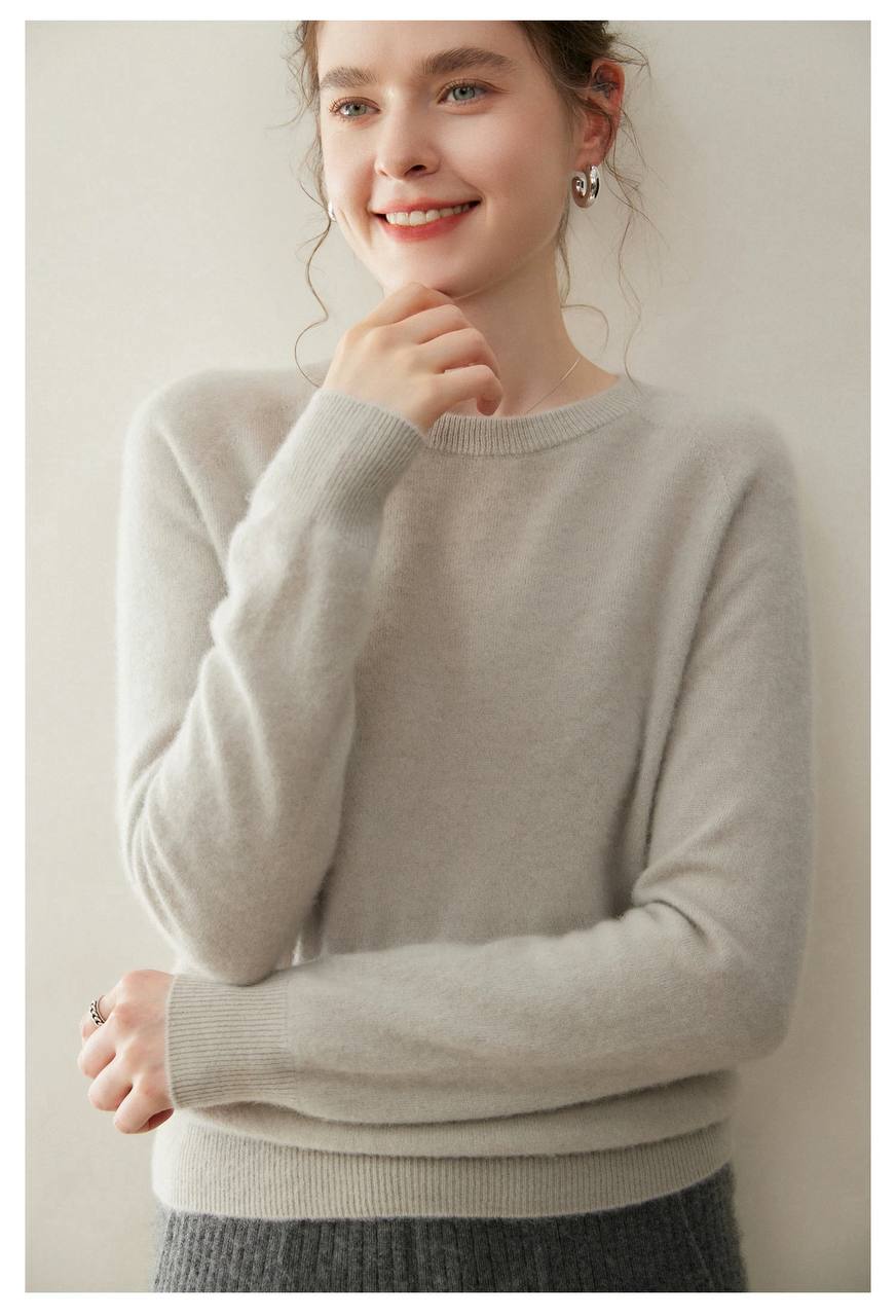 Soft knitted cashmere turtleneck sweater